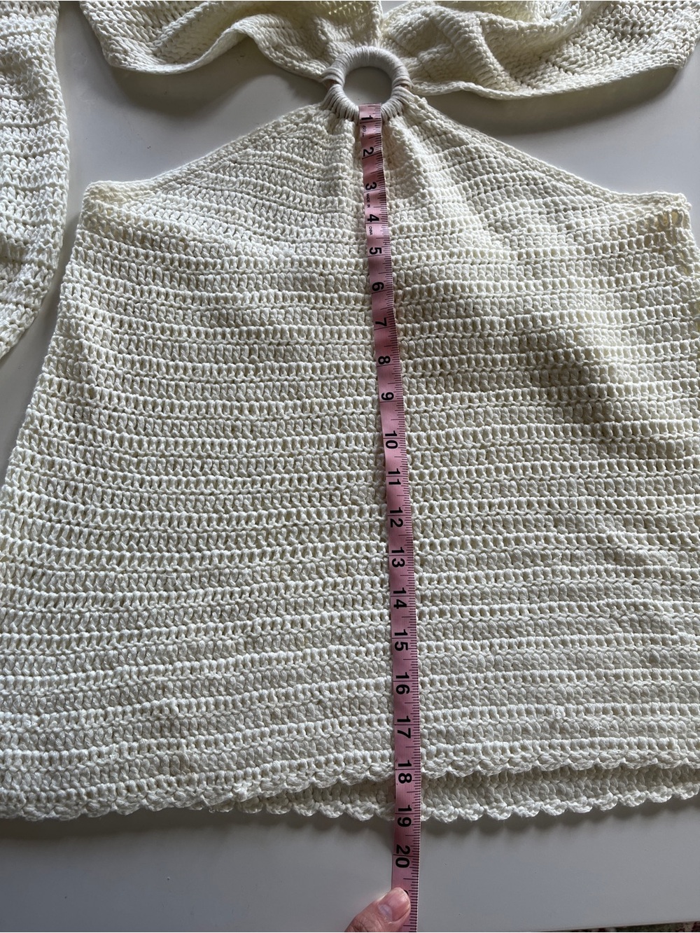 Beginning Boutique Cream Crochet Mini Dress - Picture 8 of 11